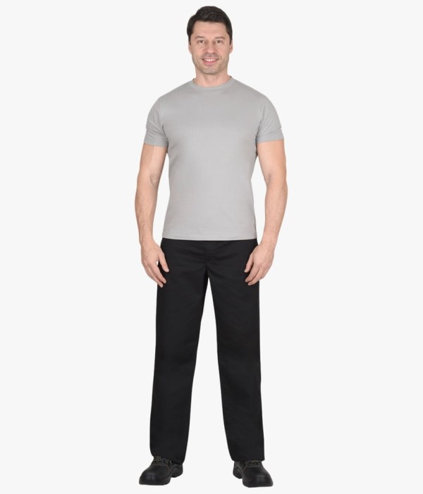 Футболка мужская светло-серая 160 гр/м2