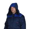 Куртка рабочая мужская зимняя Сириус-Профессионал, цвет тёмно-синий с васильковым