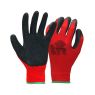 Перчатки Safeprotect НейпЛат, нейлон, латекс, цвет красный с чёрным