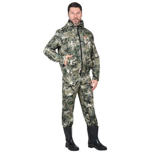 Костюм "Сириус-Рыболов СТ", куртка, полукомбинезон, ткань Кроун 230, КМФ Степь