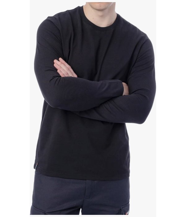Лонгслив летний мужской Brodeks KS731, чёрный