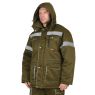 Костюм рабочий мужской зимний Сириус-Титан, куртка, полукомбинезон, цвет хаки