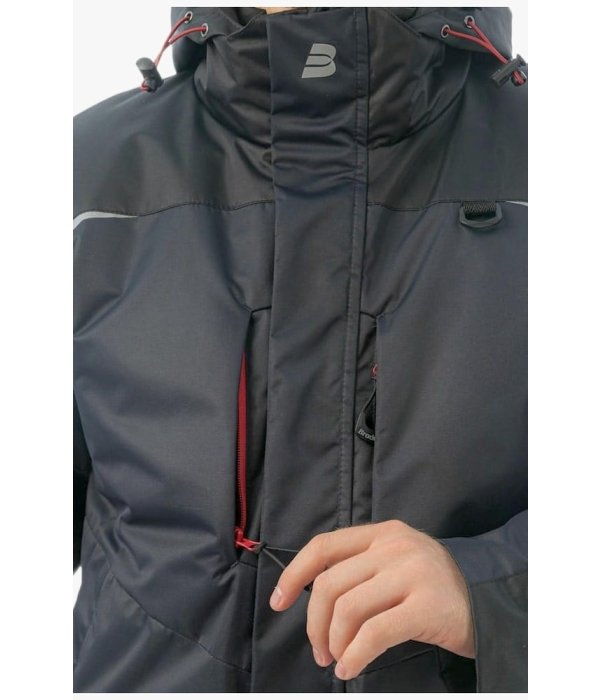Куртка зимняя женская Brodeks KW 231, синий, чёрный