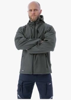 Куртка летняя мужская Софтшелл Brodeks KS232, серый