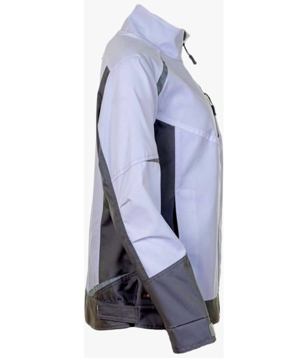 Куртка летняя женская Brodeks KS228, белый, серый