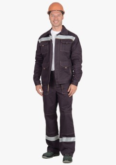 Костюм летний мужской Сириус-Троя куртка, брюки 100% ХБ, пл. 320 гр/м2
