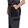 Костюм СИРИУС-ПОЛИНОМ куртка, п/к, т.серый со св.серым, черным и СОП, 245 гр/м2, 65%ПЭ, 35%XБ