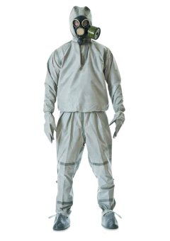 Костюм Л1 химзащитный: куртка, полукомбинезон, перчатки, галоши (точка) (ЧЗ)