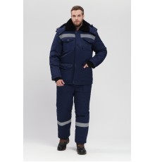 Костюм зимний Мастер NEW (тк.Смесовая,210) п/к, т.синий КОС 940