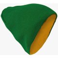 Шапка Brodeks Light Bicolor, зёленый, жёлтый