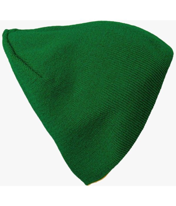 Шапка Brodeks Light Bicolor, зёленый, жёлтый