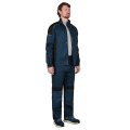 Костюм СИРИУС-ЦИТРИН куртка, брюки, морена с черным, 245 г/м2, 65%ПЭ, 35%ХБ