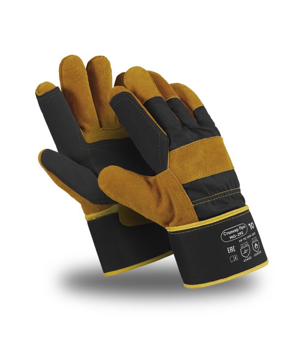 Перчатки Manipula Specialist® Сталкер Про (спилок/ткань+интерлок), SPL-72/MG-292