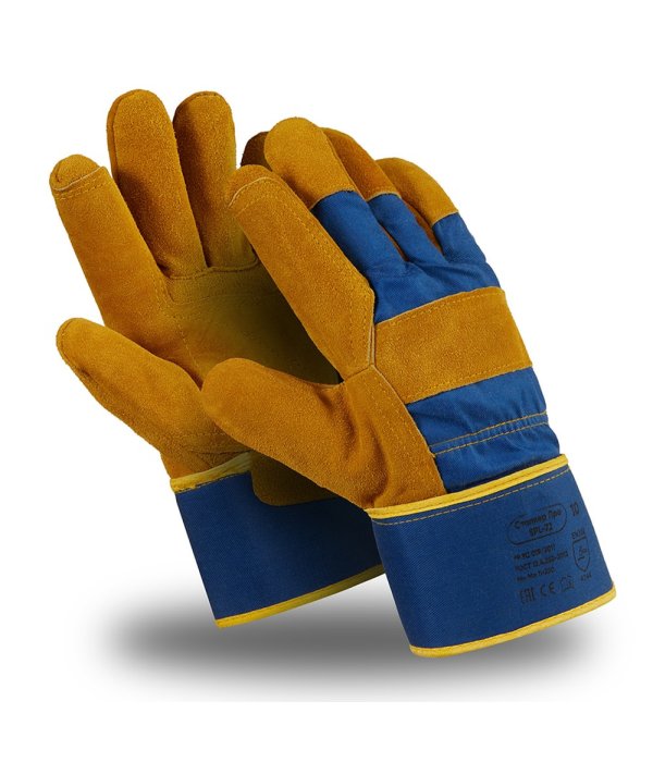 Перчатки Manipula Specialist® Сталкер Про (спилок/ткань+интерлок), SPL-72/MG-292