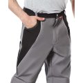 Костюм СИРИУС-ПЕКИН куртка кор., брюки, серый с черным, 280 г/м2, 65%ПЭ, 35%ХБ