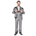 Костюм СИРИУС-ПЕКИН куртка кор., п/к, серый с черным, 280 г/м2, 65%ПЭ, 35%ХБ