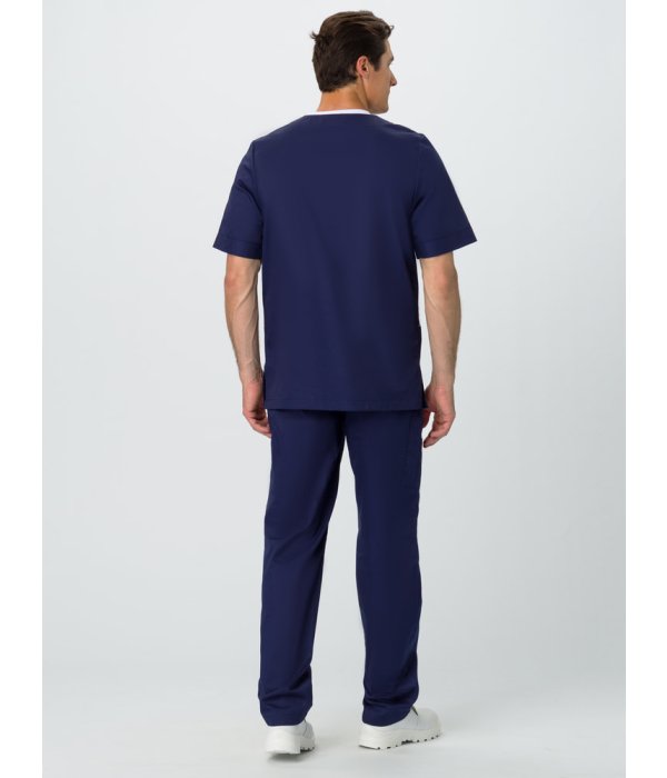 Костюм мужской MedLine Марк (тк.Смесовая,120), т.синий/бежевый