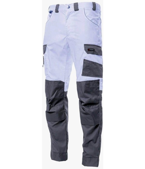 Брюки летние мужские Brodeks KS302, белый, серый