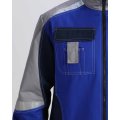 Костюм Вектрон-1 (тк.Смесовая,240) брюки, васильковый/т.синий/св.серый