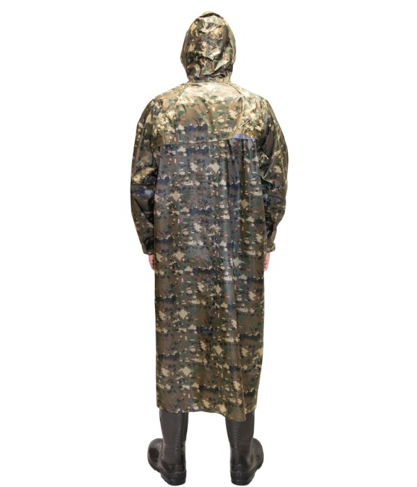 Плащ влагозащитный SIRIUS Стандарт (210 гр/м2) КМФ цифра (ЧЗ)