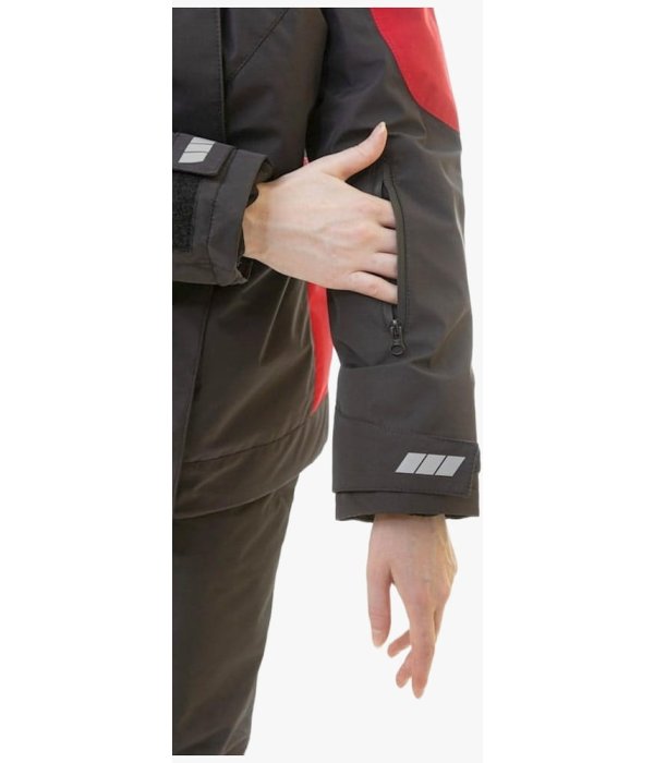 Куртка зимняя женская Brodeks KW 208, чёрный, красный