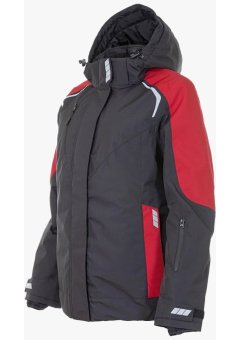 Куртка зимняя женская Brodeks KW 208, чёрный, красный