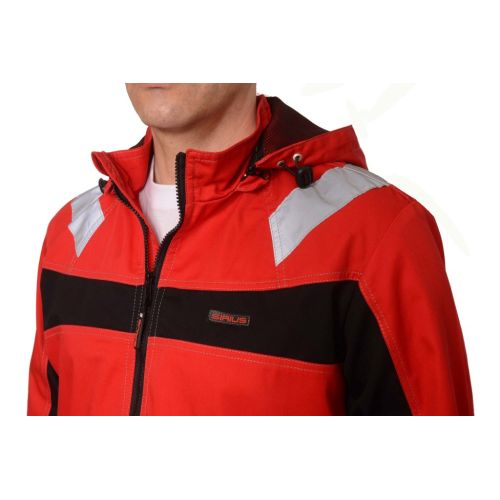 Костюм "Сириус-Сидней" куртка, брюки, цвет красный с чёрным