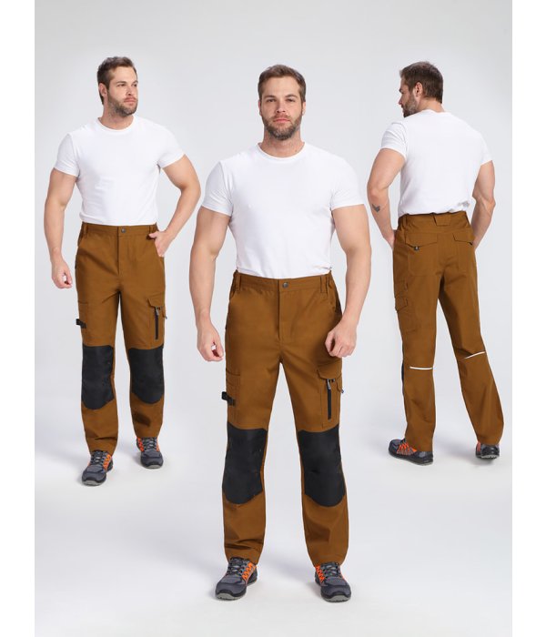 Брюки ProfLineSpecialist (тк.РипСтоп,240), коричневый/черный