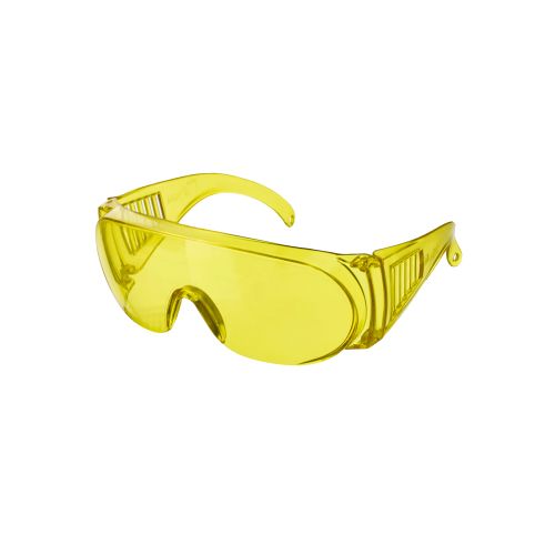 Очки защитные прозрачные открытые РИМ жёлтые (тип Люцерна) (x200)