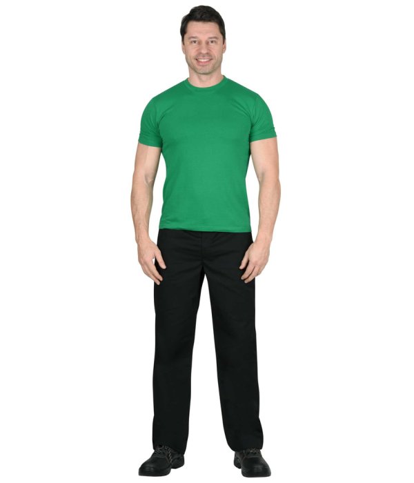 Футболка зелёная (яркая) 160г/м2 (ЧЗ)