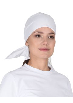 Косынка повара белая