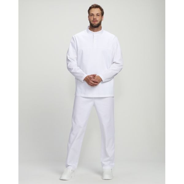 Костюм мужской ХАССП-Стандарт, ткань Смесовая, 160 г/м2, цвет белый