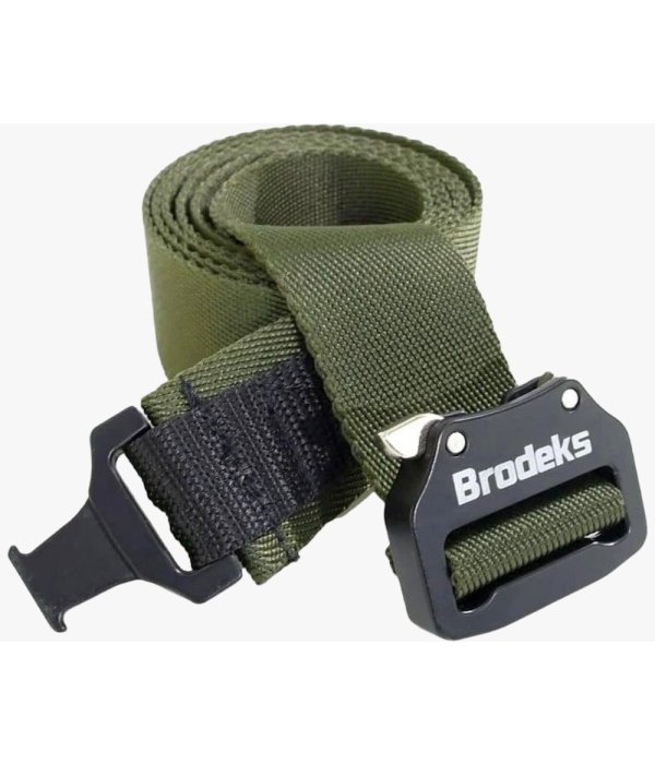 Ремень Brodeks KM 102, хаки, длина 117 см