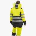 Куртка сигнальная зимняя женская Brodeks KW230, жёлтый, чёрный
