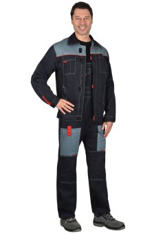 Костюм СИРИУС-ФАВОРИТ куртка, полукомбинезон, 100% х/б, пл. 270 г/кв.м