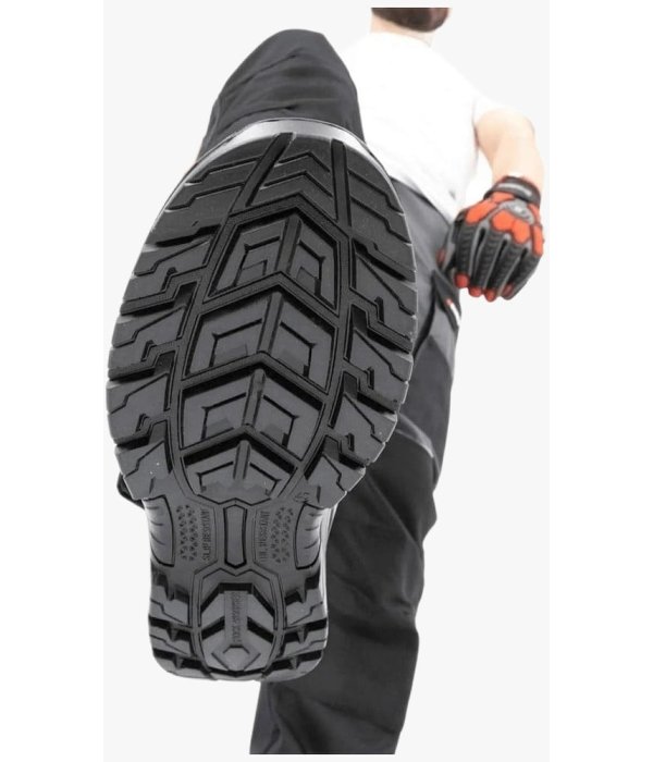 Полуботинки летние мужские Brodeks Cyclone BRS102 S1P, чёрный