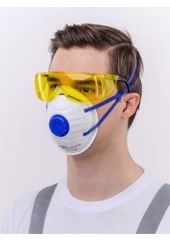 Респиратор чашеобразный DSK PRO 5511 НК с клапаном, FFP2 (20 шт)