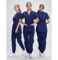 Костюм женский Сити-001 (тк.Смесовая,145) MedLine, т.синий