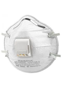 Респиратор чашеобразный RESPIK® RS2220 с клапаном, FFP2 (10 шт)