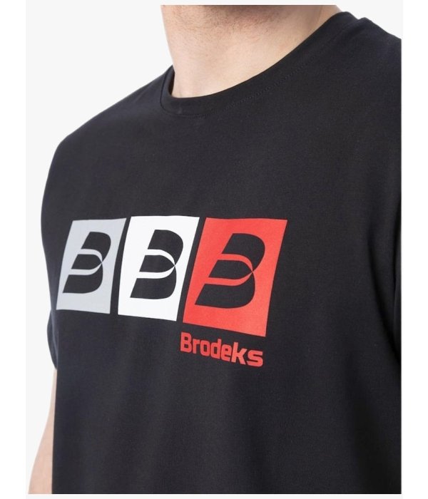 Футболка мужская Brodeks KS705, чёрный