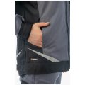 Куртка летняя мужская Brodeks KS202-C, 100% ХБ, графит серый, чёрный