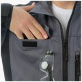 Куртка летняя мужская Brodeks KS202-C, 100% ХБ, графит серый, чёрный