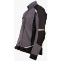 Куртка летняя мужская Brodeks KS202-C, 100% ХБ, графит серый, чёрный