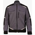 Куртка летняя мужская Brodeks KS202-C, 100% ХБ, графит серый, чёрный