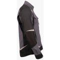 Куртка летняя мужская Brodeks KS202-C, 100% ХБ, графит серый, чёрный