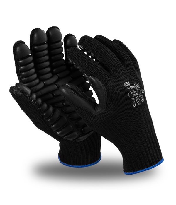 Перчатки Manipula Specialist® Вибрест (хлопок/полиэфир+неопрен), 1121-7Е/VG-574