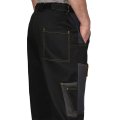 Костюм СИРИУС-ФАВОРИТ куртка, брюки, черный с темно-серым, 210 г/м2, 65% ПЭ, 35% ХБ