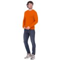 Футболка длинные рукава оранжевая 160г/м2 (х60)