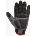 Перчатки Brodeks G-63i, серый, чёрный, красный