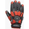 Перчатки Brodeks G-63i, серый, чёрный, красный